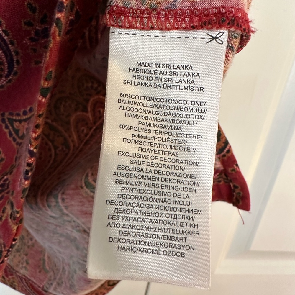 Lauren Ralph Lauren Paisley Cotton-Blend Jersey Sleep Set (Size L) - Picture 6 of 16